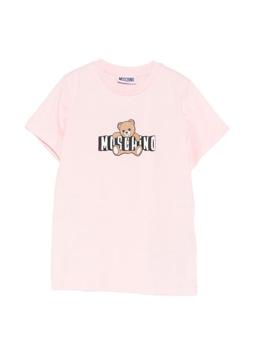 T-shirt unisex Moschino Kid Teen rosa MOSCHINO KID-TEEN | HZM058LAA0350209